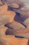 Aerial view dunes of Sossusvlei. Namib-Naukluft National Park. Africa.