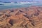 Aerial view dunes of Sossusvlei. Namib-Naukluft National Park. Africa.