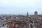 Aerial view of Dunkirk, France and the harbor