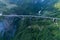 Aerial view of Durdevica Bridge over Tara Canyon