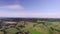 Aerial View: Dutch landscape with rolling hills and farmland