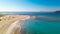 Aerial view of the east coast of fuerteventura