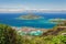 Aerial view of Eden island, Mahe, Seychelles