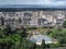 Aerial view of Edinburgh, the capital of Scotland.