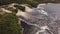 Aerial view of El Hacha waterfall. Canaima National Park