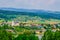 Aerial view of Emmersdorf an der Donau town in Austria...IMAGE