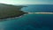 Aerial view of Emplisi beach