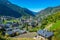 Aerial view of Encamp, Andorra