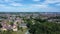 Aerial view of English housing estate in Hoddesdon