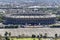 Aerial view of estadio azteca football stadium