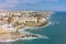 Aerial view of Estoril coastline near Lisbon in Portugal