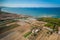 Aerial view of Etruscan Coast, Italy, Tuscany, Cecina