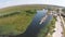 Aerial view of Everglades airboat park