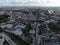 An aerial view of Exeter City centre , Devon , England, UK