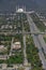 Aerial view of Faisal Masjid  in Islamabad Pakistan, landscapes and bird eye view of capital