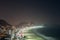 Aerial view of famous Copacabana Beach in Rio de Janeiro