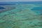 Aerial view of the Famous new caledonia lagoon