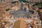 Aerial view of Famous Saint Peter\'s Square in Vatican