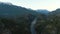 Aerial View of the Famous Scenic Drive, Sea to Sky Highway