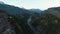 Aerial View of the Famous Scenic Drive, Sea to Sky Highway