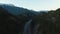 Aerial View of the Famous Scenic Drive, Sea to Sky Highway