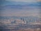 Aerial view of the famous strip skyline from Turtlehead peak trail