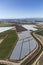 Aerial View of Farm Fields near Oxnard and Camarillo California