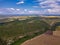 Aerial view of farm lands