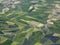 Aerial view of farmland in Ethiopia