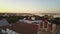 Aerial view of Faro with historic cathedral, Portugal