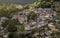 Aerial view of Favela in Cosme Velho in Rio de Janeiro, Brazil