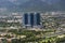 Aerial view of Faysal masjid in Islamabad Pakistan, landscapes and bird eye view of capital