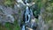 Aerial View of Fervenza do Toxa (Toxa Waterfall)