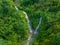 Aerial view of Fiji Waterfall in Bali Island