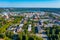 Aerial view of Finnish town Hameenlinna
