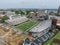 Aerial View Of First Bank Stadium On The Vanderbilt University Campus