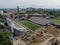 Aerial View Of First Bank Stadium On The Vanderbilt University Campus