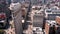 Aerial view of Flatiron building, New York, Manhattan. Residential and business buildings from above