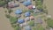 Aerial view of flood in Thailand