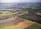 Aerial view of the flooded Lachlan river