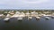 Aerial view of florabama beaches