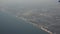 Aerial view of Florida coastline