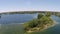 Aerial view of the Florida Everglades