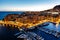 Aerial View on Fontvieille and Monaco Harbor