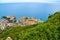 Aerial view of Fontvieille port, Monaco