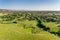 Aerial view of foothills prairie in Colorado