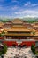 Aerial view of the Forbidden City. Beijing