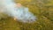 Aerial view Forest fire. Busuanga, Palawan, Philippines.