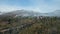 Aerial view Forest fire. Jawa island, Indonesia.