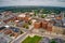 Aerial View of Fort Dodge, Iowa in Summer